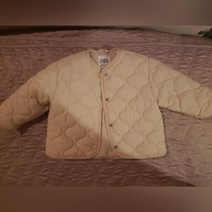 Zara quilted baby jackets sz 6-12mo